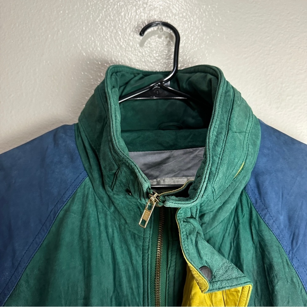 Sawyer Of Napa Sport Vintage Leather Jacket Size Large - Picture 2 of 8